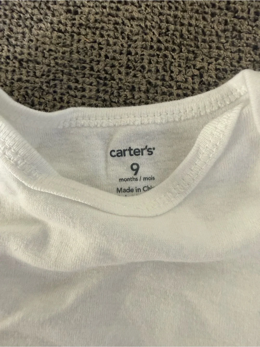Carter's White Baby One-Piece Bodysuits Pack
